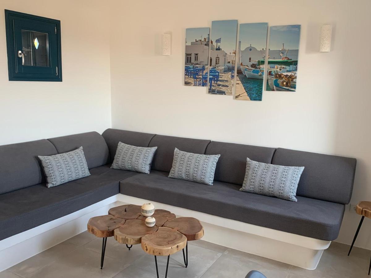 Paros-Memories-Neubau-Villen, Sportpool Aspro Chorio Exteriör bild