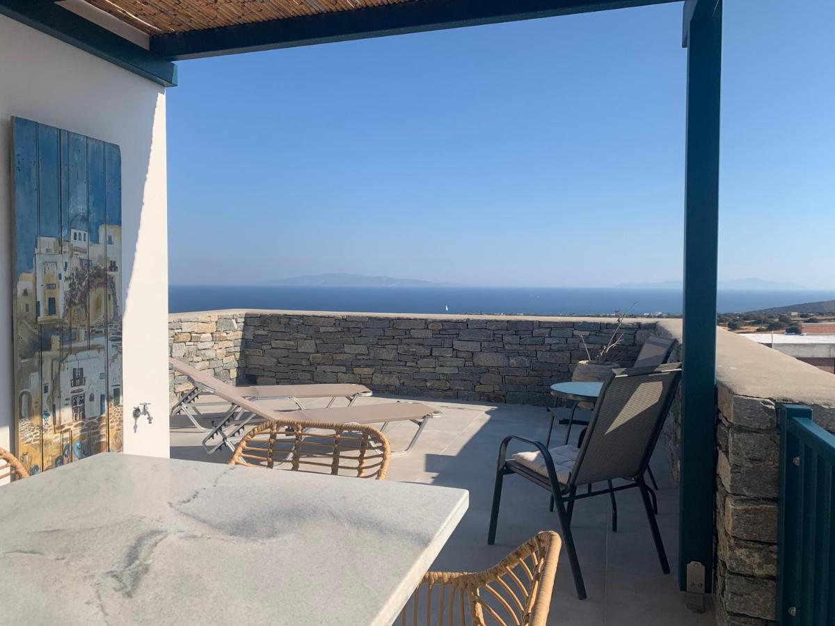 Paros-Memories-Neubau-Villen, Sportpool Aspro Chorio Exteriör bild